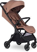 Easywalker Jackey Buggy 0-22 kg, Lichtgewicht, Automatisch opvouwbaar, Uniek accessoiresysteem, Inclusief regenhoes en transporttas, Geschikt voor autostoeltje - Pecanbruin