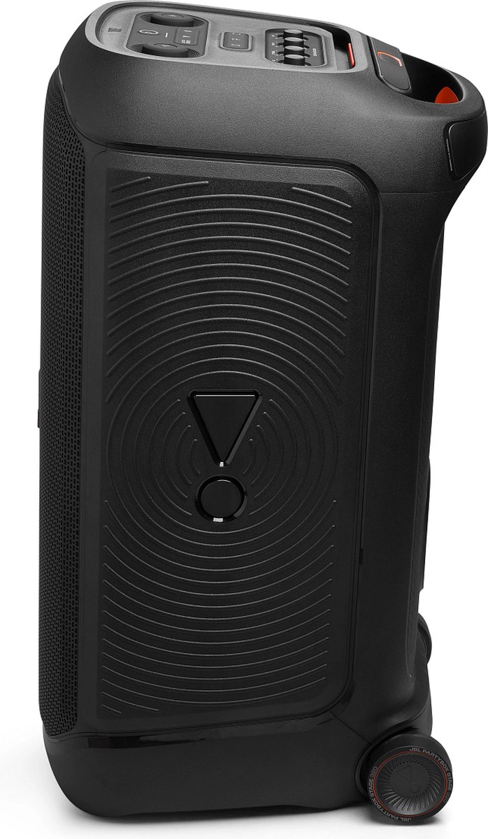 JBL Partybox Stage 320 - Draadloze Bluetooth Party Speaker - Op Wielen - Uitschuifbare Hangreep - LED verlichting - 18 uur - Spatwaterdicht - Zwart — afbeelding 5
