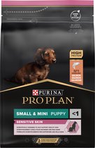 4x Pro Plan Puppy Small & Mini Sensitive Skin Zalm 3 kg