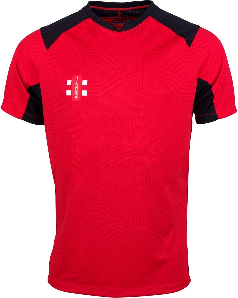 Gray-Nicolls Cricket SHIRT PRO T20 L/S RD/BK 5-6 5 - 6 Yrs - Rood / Zwart
