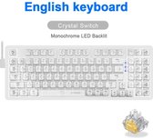 ProductPlein - Wit - Gaming Toetsenbord - Keyboard - Ergonomisch - RGB toetsenbord