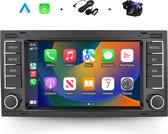 Autoradio Boscer® - Convient pour Volkswagen Transporter, Touareq & Multivan 2004-2011 - Apple Carplay & Android Auto - Android 13 - 2+64 Go - Écran tactile HD 7" - Système de navigation - Caméra de recul AHD & Microphone