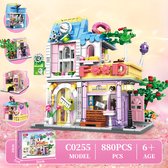 WOMA Fairy Land Little Artist - Bouwpakket - Bouwblokken - Bouwset - 3D puzzel - Mini blokjes - Compatibel met Lego bouwstenen - 880 Stuks