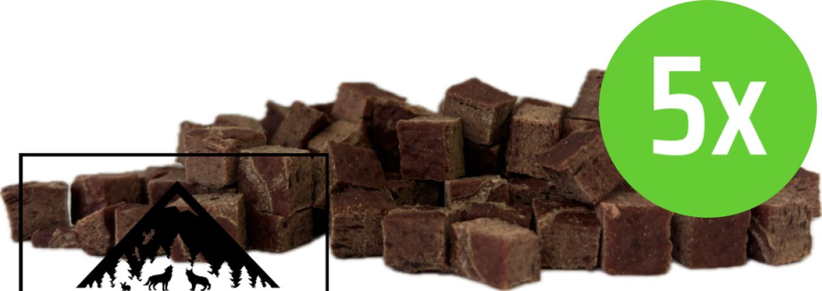 Puur Fit Cubes Paard 100 gr - Hondensnack - 5 verpakkingen