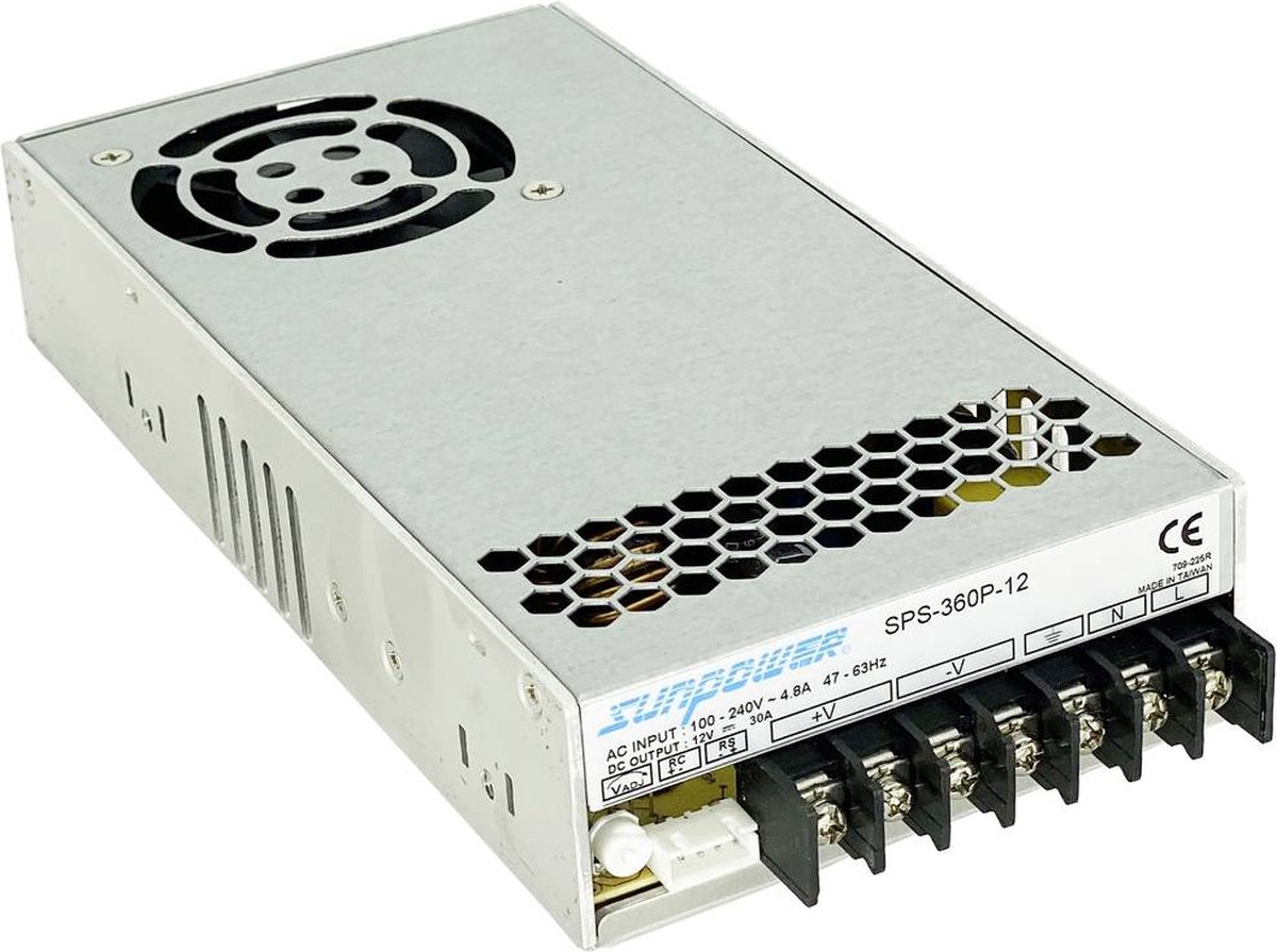 Dehner Elektronik SPS 360P-12 (12VDC) Industriële netvoeding 12 V/DC 30 A 360 W