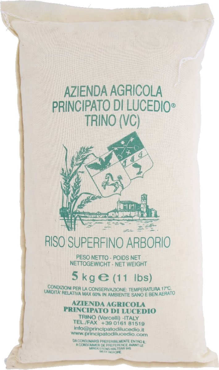 Principato di Lucedio Risottorijst arborio 5 kilo bol