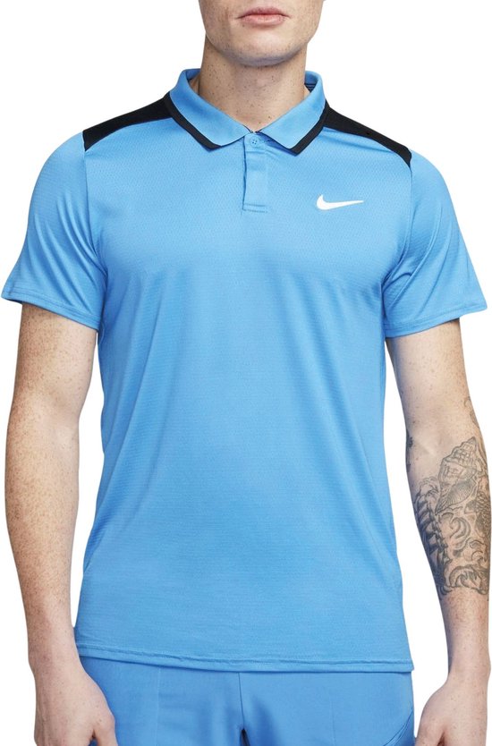 Nike Court Dri-FIT Advantage polo heren blauw