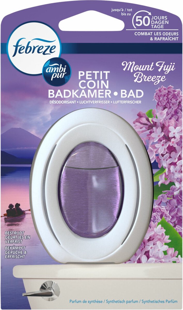 Febreze Ambi Pur - Badkamer Luchtverfrisser - Mount Fuji Breeze - 50 Dagen Frisheid - 7.5ml