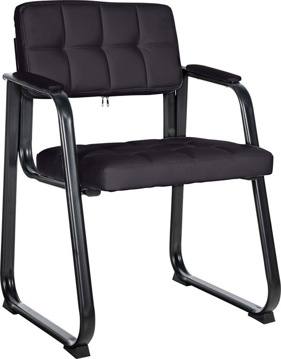 CLP Canada B Eetkamersstoel - Kunstleer zwart