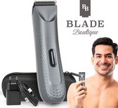 My Health® – Bodygroomer men – Shaver men – Conçu pour les poils et la zone pubienne – Y compris Travelbag – Y compris câble USB + adaptateur