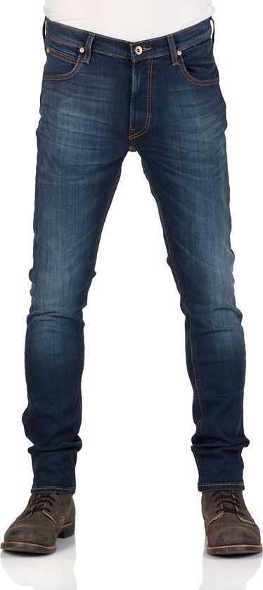 Lee Heren Jeans Broeken Luke tapered Fit Blauw 28W / 34L Volwassenen