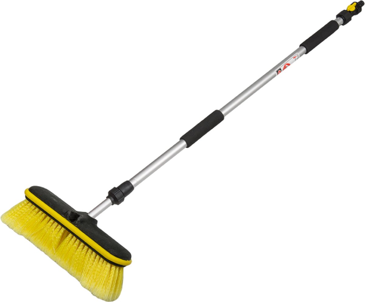 Goedkoopste Wasborstelset - wasborstel incl. telescopische steel 90-160cm - met waterdoorvoer