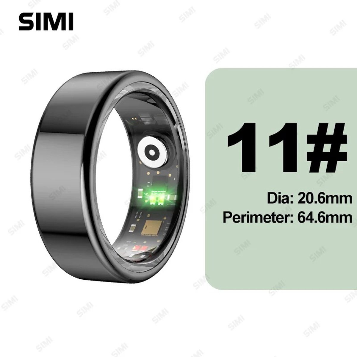 Optible Nirou - Smartwatch - Dames en Heren - Wit - Leer - Smart Gear