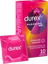 Bol.com Durex - Condooms Pleasure Me - Met Ribbels en Noppen voor Extra Stimulatie - 10 stuks aanbieding