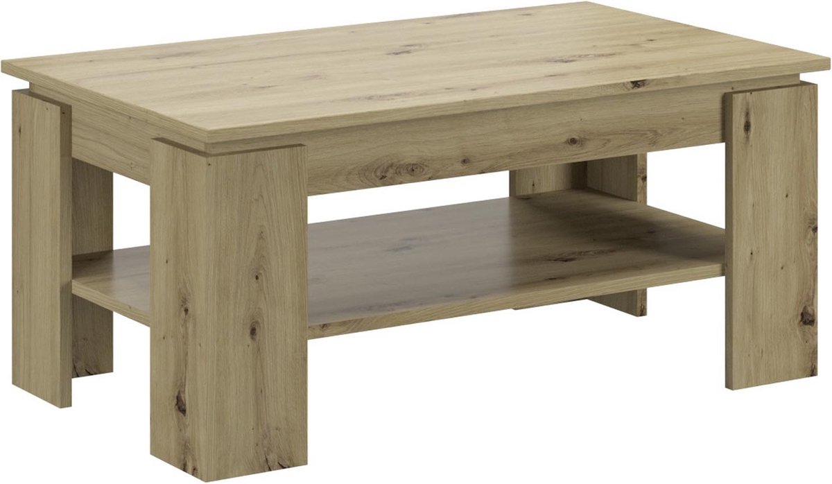 Salontafel Titan - 100x60x45 Cm - Artisan Eikdecor