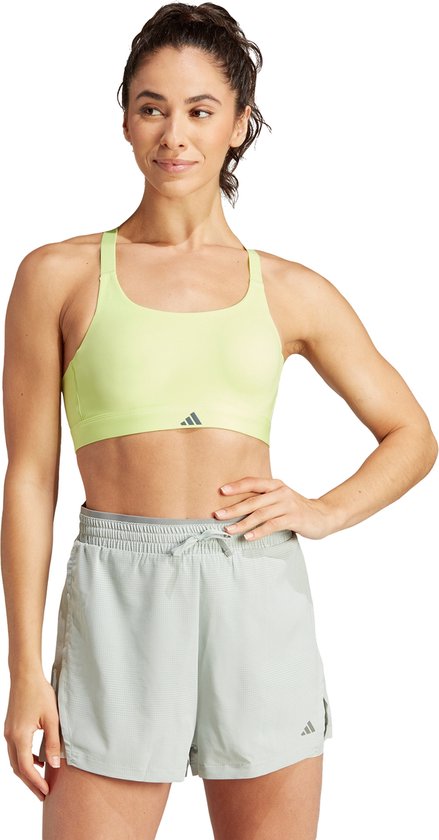 adidas Performance Tailored Impact Luxe Training High-Support Beha - Dames - Groen- 90C
