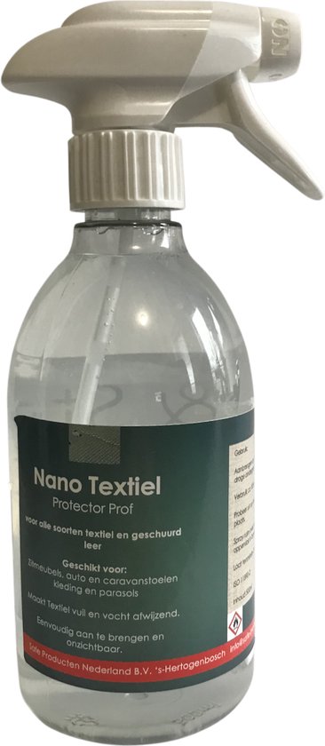 Nano| Textile protector PROF | Textiel Beschermer | Textiel Spray| 500ml | ca 6m2