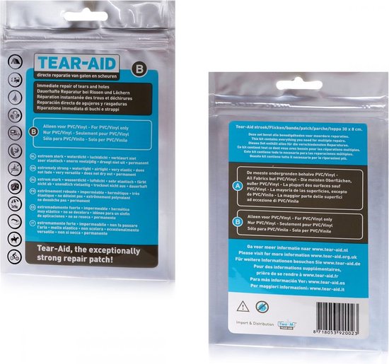 Tear-Aid - Reparatiemiddel - Type B - standaard set - Tear-Aid