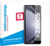 Telefoonglaasje Screenprotectors - Geschikt voor Samsung Galaxy Z Fold5 - Case Friendly - Gehard Glas Screenprotector - Geschikt voor Samsung Galaxy Z Fold5 - Beschermglas