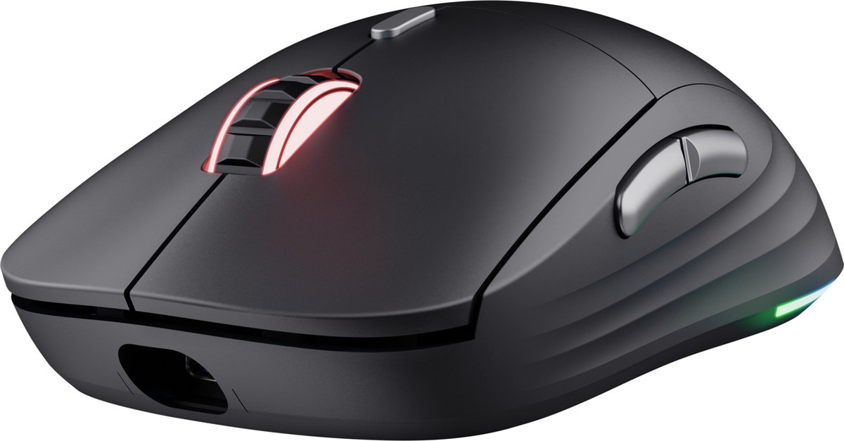 TRUST GXT 926 Redex II Draadloze Gaming Muis - Instelbare RGB-verlichting - Zwart
