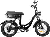 EB8 Fatbike E-bike 250Watt motorvermogen topsnelheid 25 km/u 20X4.0” Banden 7 Versnellingen met alarm Zwart