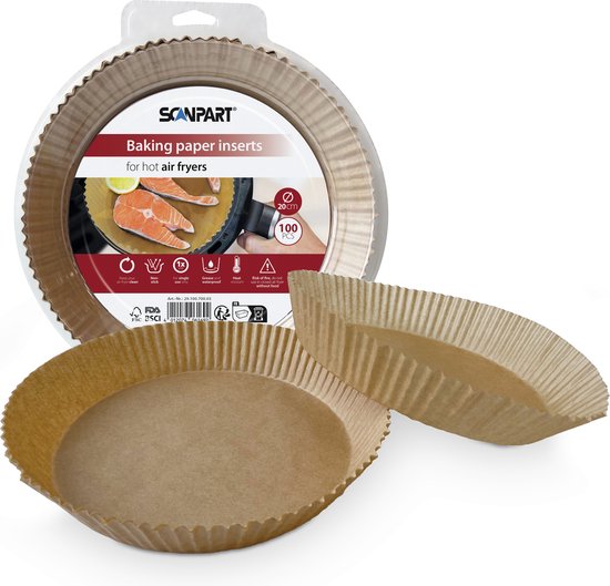 200 stuks bakpapier, rond, anti-aanbak, rond perkamentpapier