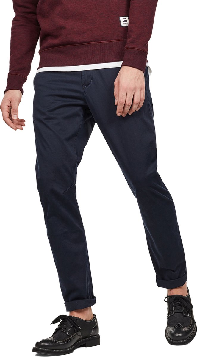 G-Star RAW Heren Chino Broek Vetar slim 28W 30L Volwassenen Blauw