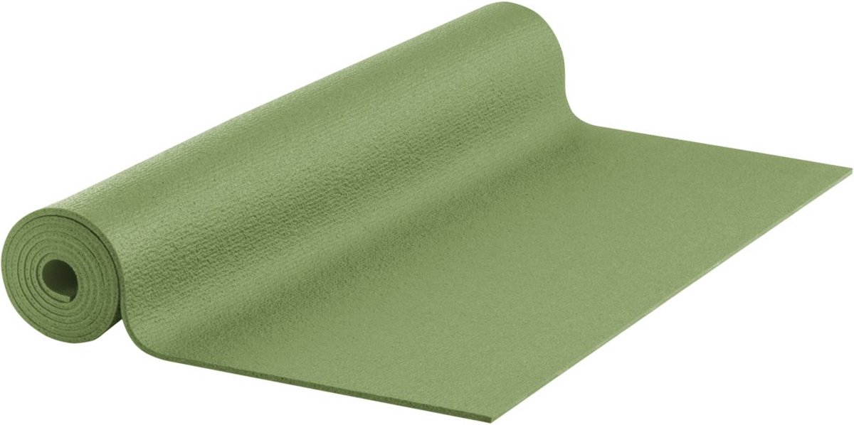 Yogamat Studio PVC - Ecoyogi – 183 x 61 cm – dikte 4,5 mm – Olijf groen – Ökotex certificaat