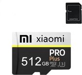 Mi - Micro SD-Kaart - 512GB - Opslag - A1 - Klasse 10 - High Speed - 13.6 mb/s - met adapter