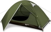 Tent- Groen- Camping- Waterdicht- Campingtent- Kamperen- Slapen- Reizen- 1-4 Personen- Grondzeil