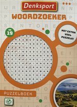 Denksport Puzzelboek Woordzoeker 3* - volgnummer 13 - vakantieboek 150 plus puzzels