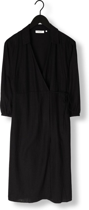 MSCH Copenhagen Mschjovene Ginia 3/4 Wrap Dress Robes Femme - Rok - Robe - Zwart - Taille L