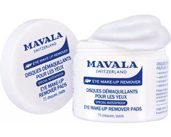 Mavala Eye Make-Up Remover Pads 75 Stuks - Vochtige Oogmake-up Remover Pads Voor Waterproof En…