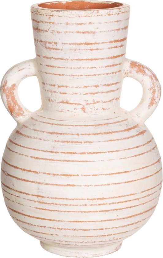 Sass & Belle vaas Daphne 30,5 cm - keramieken vaas - decoratieve vazen - voor binnen gebruik - kruik vorm