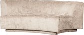WOOOD Popular 2-zits Bankje - Polyester - Naturel - 72x215x97