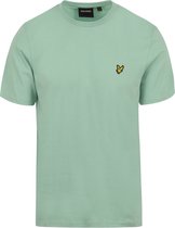 Lyle & Scott Plain T-shirt Polo's & T-shirts Heren - Polo shirt - Groen - Maat S