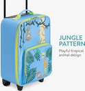 Houten koffertje met naam Jungle sepia
