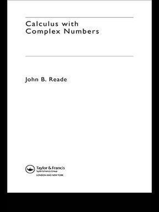 Calculus with Complex Numbers - cover