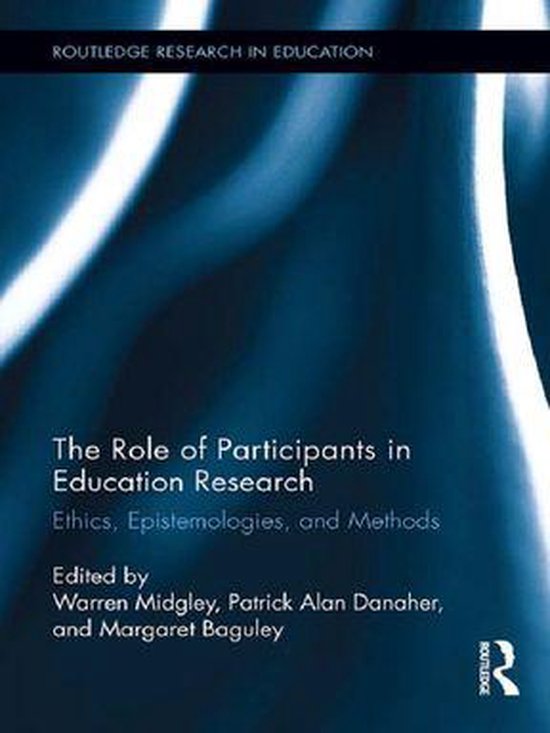 Foto: Routledge research in education the role of participants in education research