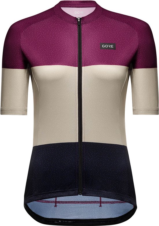 Foto: Gorewear spirit stripes jersey womens process purple tech beige