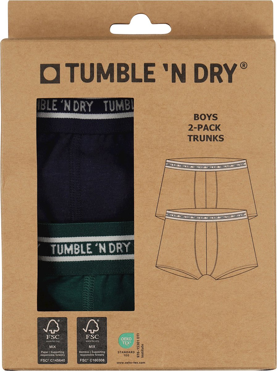 Tumble 'N Dry Trunks 2 pack Jongens Onderbroek - botanical garden - Maat 86/92