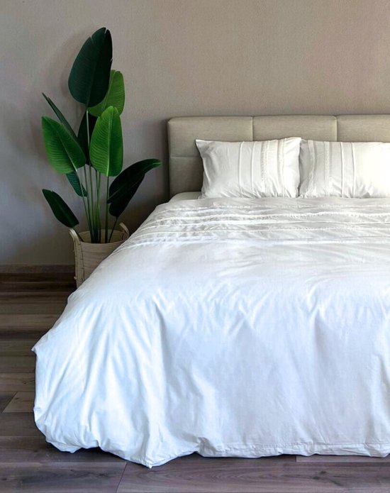 Beau Maison Dekbedovertrek Saint Paul Wit 200x200/220 cm + 2 kussenslopen van Beau Maison — afbeelding 4