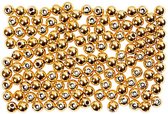 Perles d: 2 7 mm taille de trou 0 7 mm or 150pcs