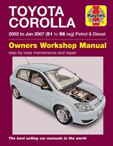 Toyota Corolla Petrol & Diesel (02 - Jan 07) Haynes Repair Manual