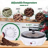 YUCHENGTECH Elektrische Koffiebrander Machine met Timer - 500g Capaciteit - 0-240°C Temperatuurregeling
