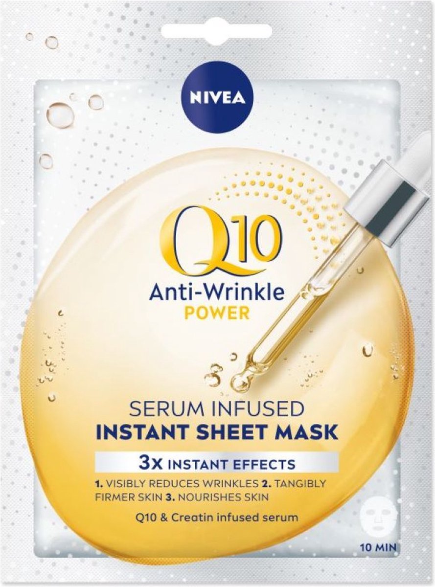 Nivea Q10 Anti-Wrinkle Power Firming Sheet Mask (set van 5)