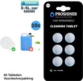 Proshiner | 300L - Ruitensproeiervloeistof - Geconcentreerde Ruitenwisservloeistof - Sterke reiniging - 60 Tabletten - Voordeelverpakking