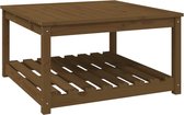 vidaXL Tuintafel 82,5x82,5x45 cm massief grenenhout honingbruin