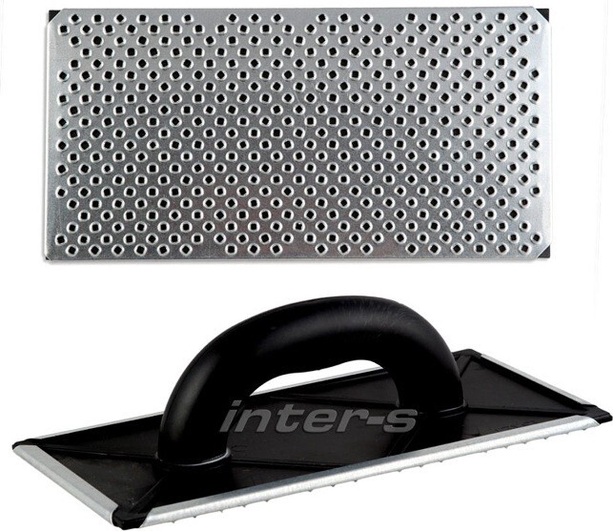 INTER-S Slijpplaat voor polystyreen 180 x 400 mm voor het egaliseren van polystyreenplaten