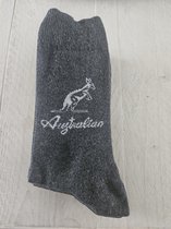 Australian dressed sokken grijs maat 43-46 5 paar